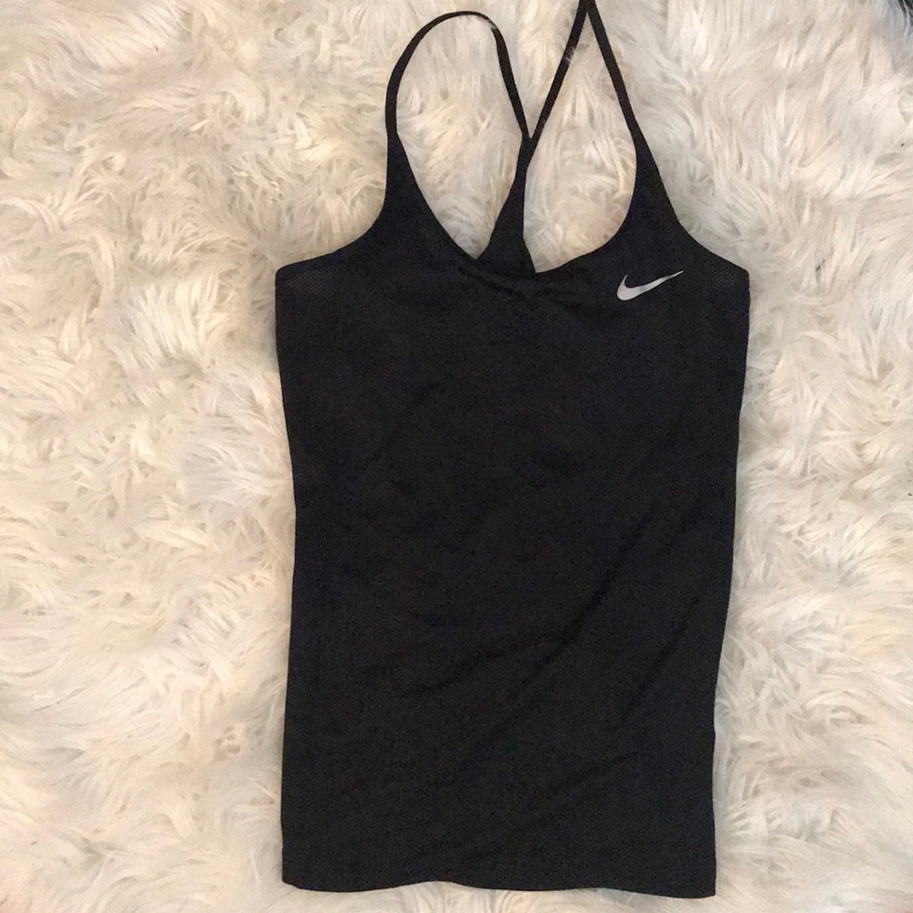 Black work out tank top